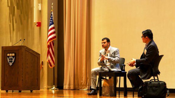 Galuccio expuso en Estados Unidos.