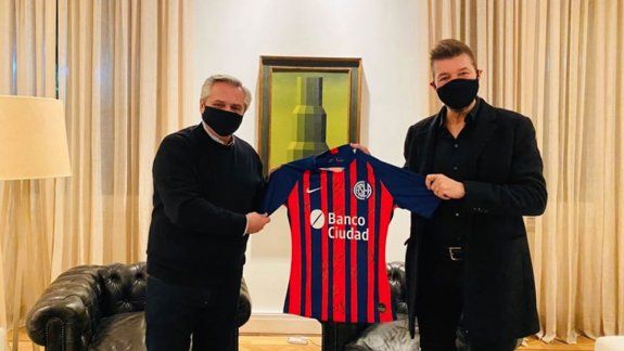 Alberto Fernández recibió a Tinelli