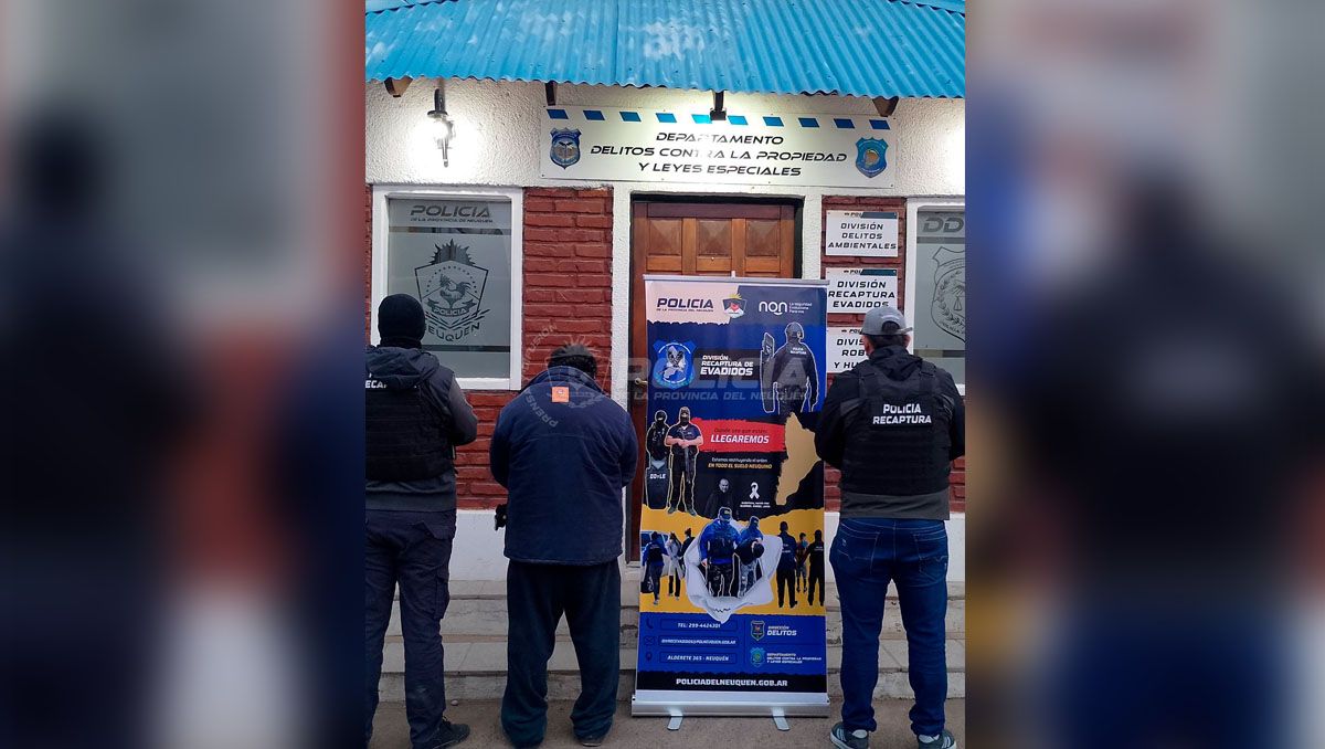 Capturaron en Neuquén a un prófugo que había sido condenado en Río Negro.