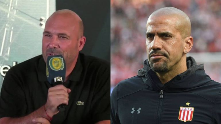 El presidente de Rosario Central destrozó a Juan Sebastián Verón y Estudiantes por el polémico pasillo