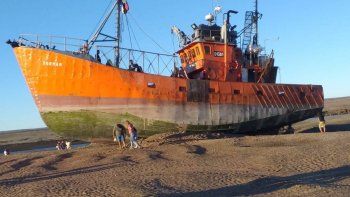 Así había quedado la embarcación. Así había quedado la embarcación.