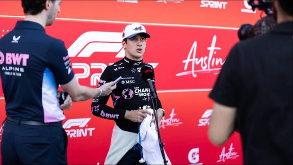 Franco Colapinto habló tras la carrera en Austin.
