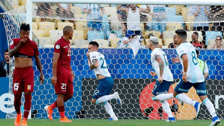 Argentina a semifinales de Copa América: sufrió pero le ganó a Venezuela