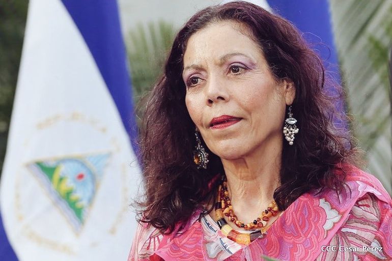 Rosario Murillo, esposa de Daniel Ortega y vicepresidenta. Rosario Murillo, esposa de Daniel Ortega y vicepresidenta.