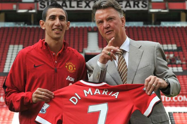 Louis Van Gaal y Ángel Di María tuvieron una caótica relación en Manchester United.
