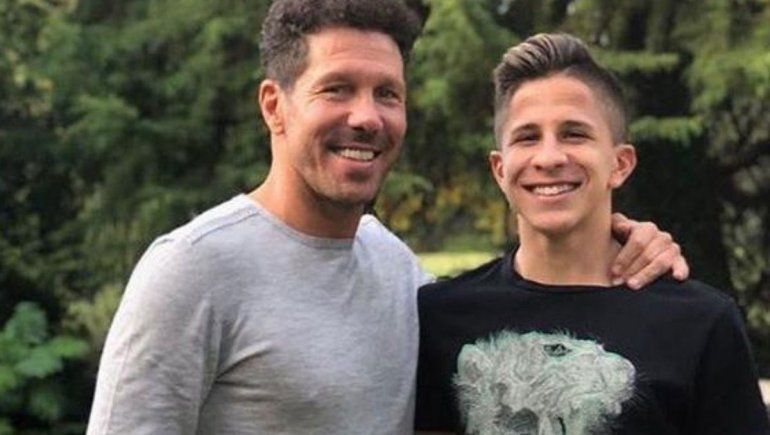 Mucha bronca en River con el Cholo Simeone y su hijo