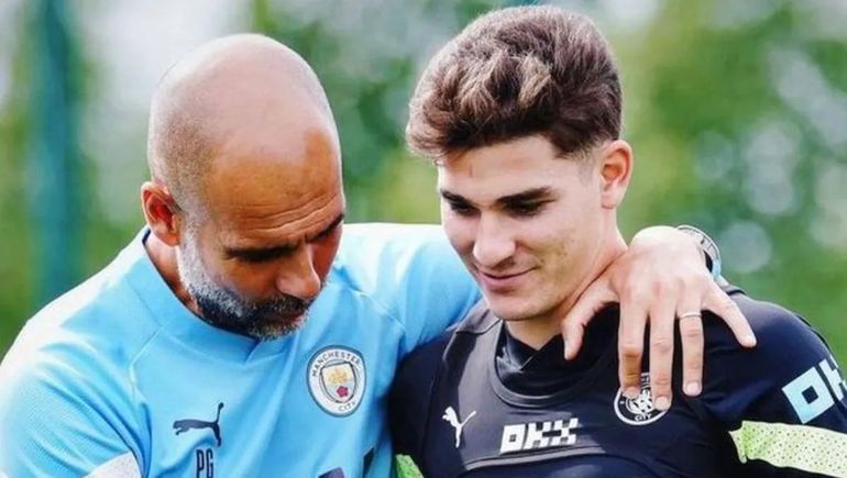 El tremendo elogio de Pep Guardiola para Julián Álvarez