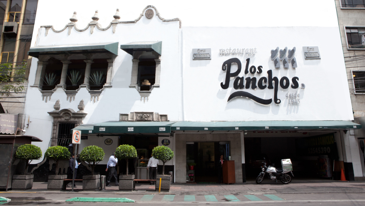Frente de Los Panchos. Uno de los restaurantes más tradicionales de ciudad de México.