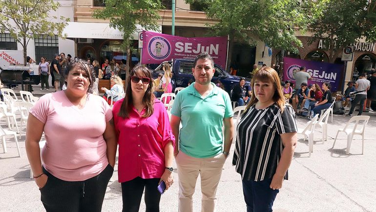 Comerciantes reclamaron el desalojo del piquete de Sejun en el centro de Neuquén