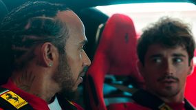 Charles Leclerc y Lewis Hamilton con la Ferrari F80.