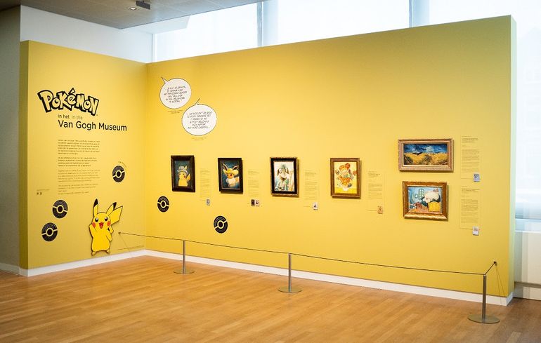 La muestra de Pokémon tuvo lugar en el museo Van Gogh de Ámsterdam. Allí ocurrió un insólito acto.
