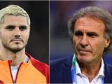 Mauro Icardi y Oscar Ruggeri