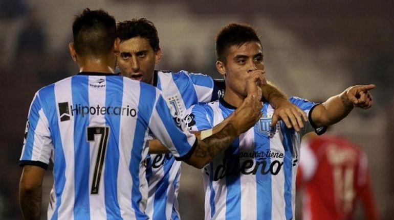 Brian Fernández marcó los dos goles de Racing contra Independiente de Neuquén.&nbsp;