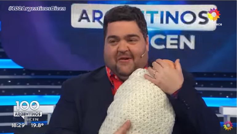 Barassi mostró a su hija en 100 argentinos dicen y es igual a él
