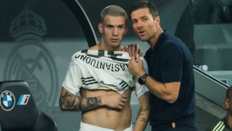 Xabi Alonso defendió a Franco Mastantuono de la polémica por su nombre y lo elogió en conferencia de prensa