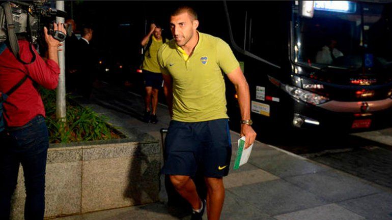 El plantel xeneize llegó ayer a Brasil y de inmediato puso la cabeza en uno de los partidos más duros de la zona.