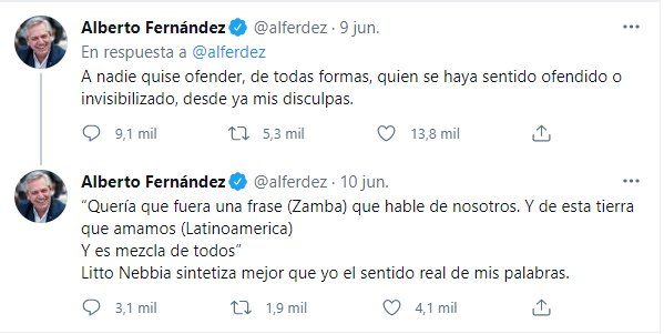 Jair Bolsonaro arremetió nuevamente contra Alberto Fernández. Foto: captura de Twitter