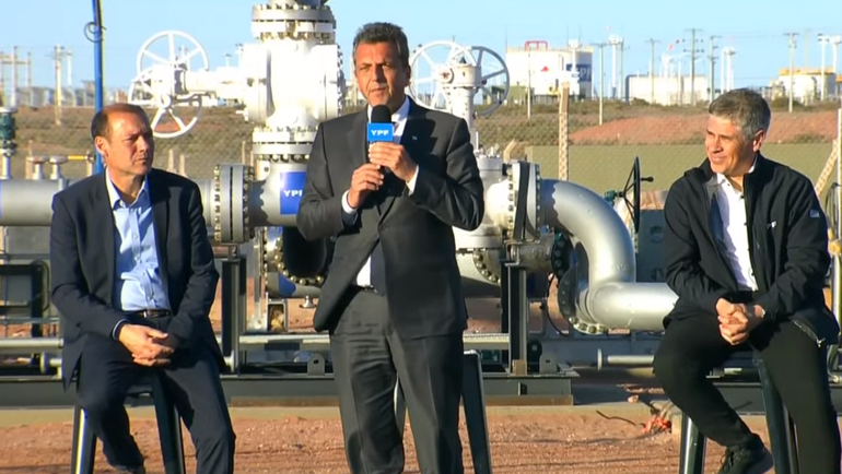 Sergio Massa anunció en Neuquén el dólar Vaca Muerta. Foto LMN. Sergio Massa anunció en Neuquén el dólar Vaca Muerta. Foto LMN.