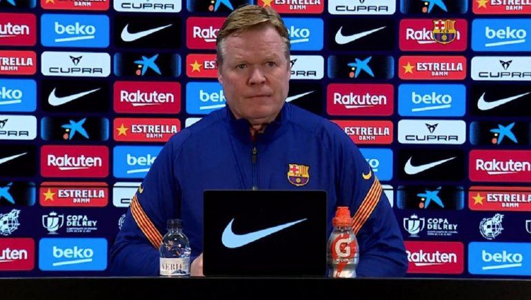Ronald Koeman, entrenador del Barcelona.
