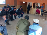 Se realizó un nuevo encuentro en El Caín. Foto: prensa gobierno Río Negro.