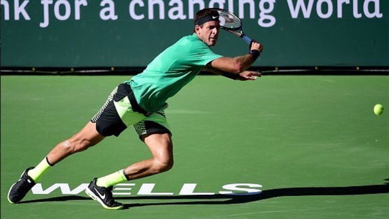 Del Potro jugó bien pero no pudo con Djokovic en Indian Wells