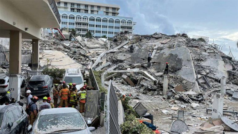 Miami: sube a 16 la cifra de fallecidos por el derrumbe del edificio