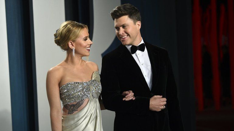 Scarlett Johansson y Colin Jost se casaron