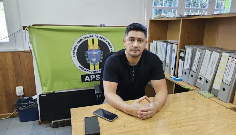 Alejandro Carranza, jefe regional de la Agencia Provincial de Seguridad Vial de Chubut. Alejandro Carranza, jefe regional de la Agencia Provincial de Seguridad Vial de Chubut.