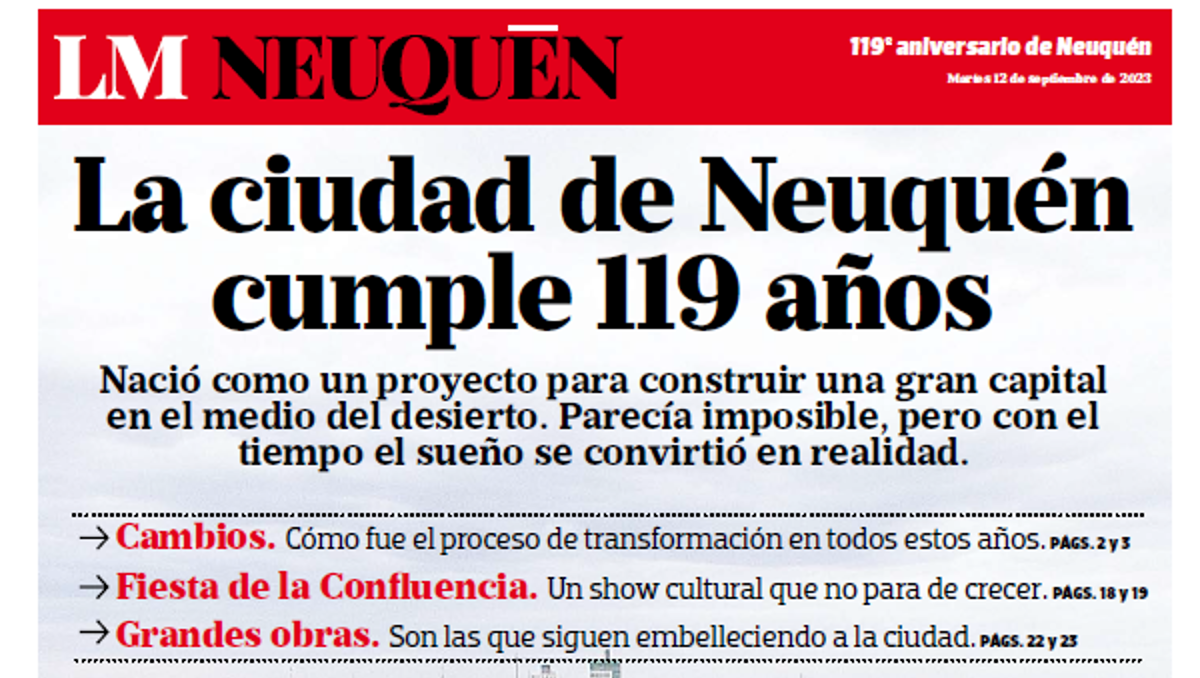 119 años de la ciudad: objetivos cumplidos a partir de un gran sueño