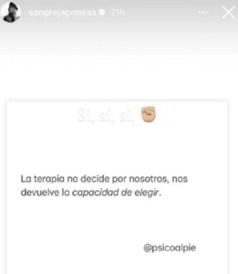 El posteo de la China Suárez.