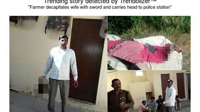 Le advertí dos veces. Mi esposa había roto mi confianza y por esto la decapité