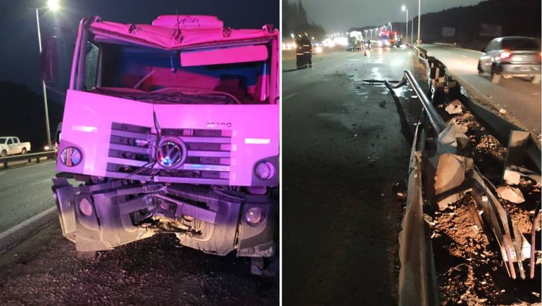 Por esquivar a un auto que drenó en Ruta 7