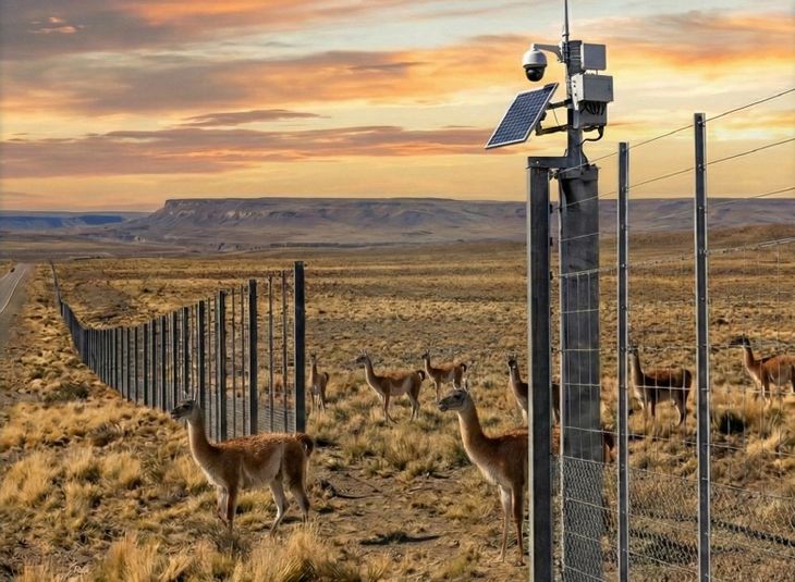 Con más de dos millones de guanacos en la provincia, la competencia por el pasto es crítica. Imagen generada con IA.