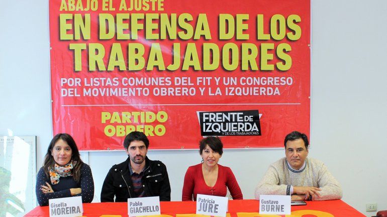 El Partido Obrero presentó sus precandidatos a diputados y a concejales