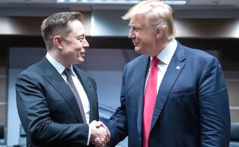 Elon Musk mantiene una estrecha relación con Donald Trump