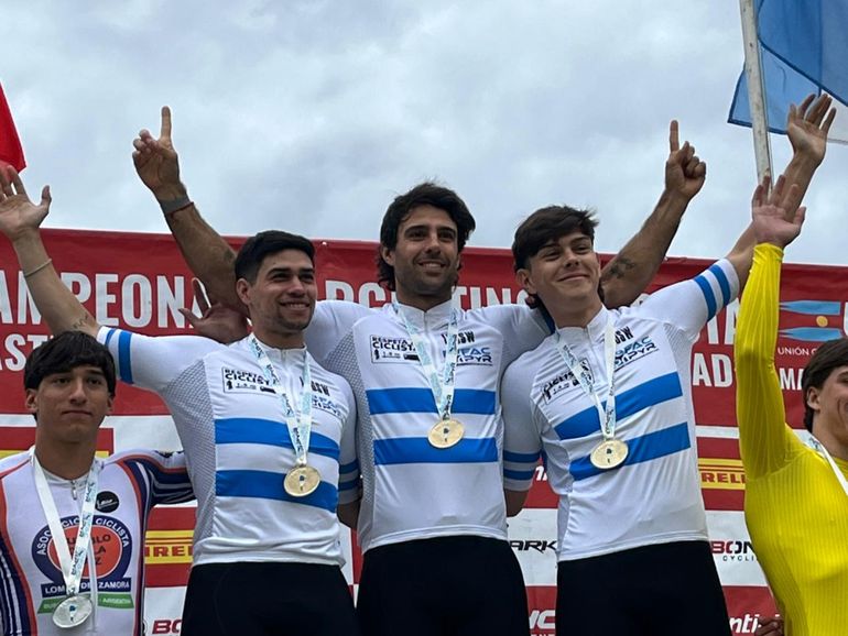 Manu Urcera se consagró en el Campeonato Argentino de Pista de Ciclismo.