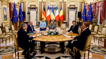 lideres de europa viajaron a kiev a apoyar a zelenski