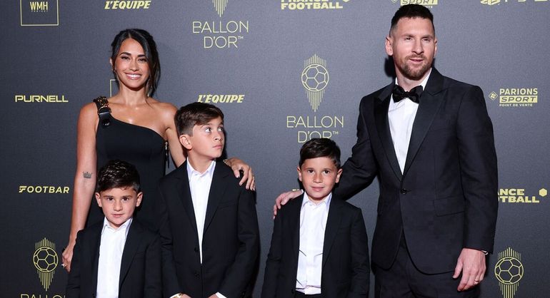 De qué club de fútbol son fanáticos los hijos de Lionel Messi