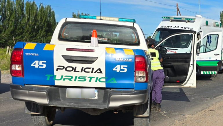 Choque en Ruta 7 terminó con una pelea entre los dos conductores