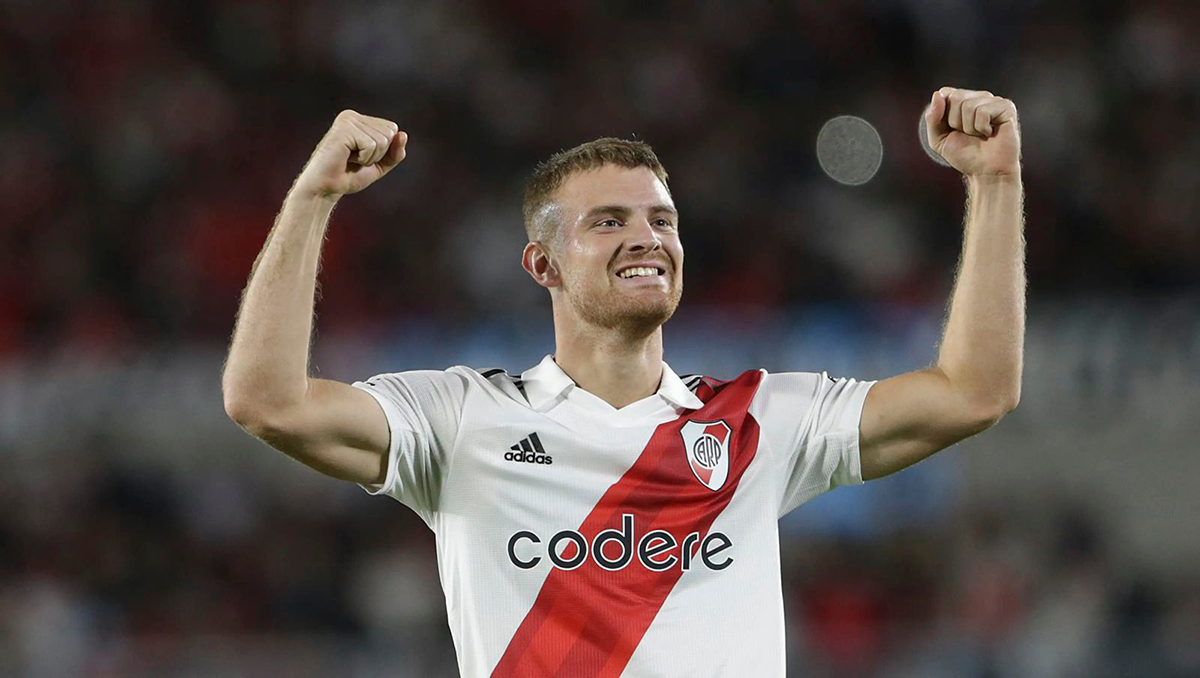 Lucas Beltrán, una de las figuras del River de Martín Demichelis.