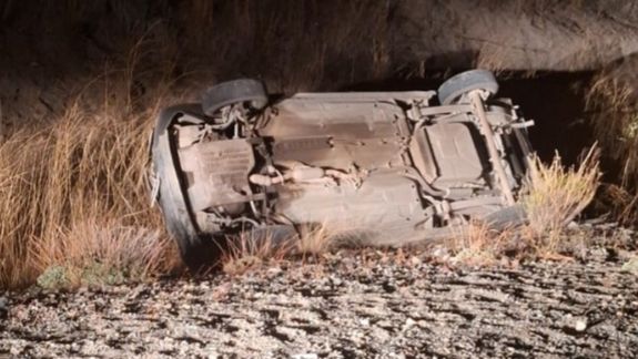 El accidente fue cerca de las 4.30 de la madrugada, en una curva del camino de montaña de la comarca andina en Chubut.