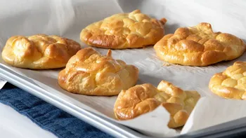 Pan nube en sartén sin gluten con solo 2 ingredientes: la receta fácil sin horno ni harina Pan nube en sartén sin gluten con solo 2 ingredientes: la receta fácil sin horno ni harina