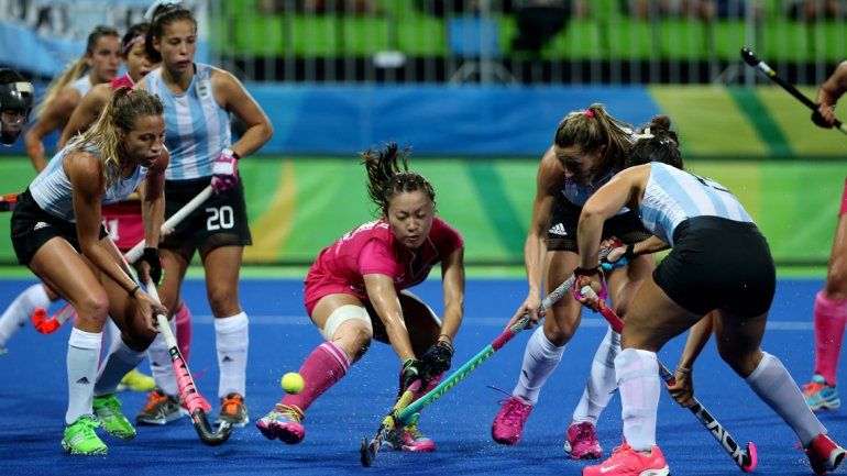 Las Leonas se recuperaron y golearon a Japón