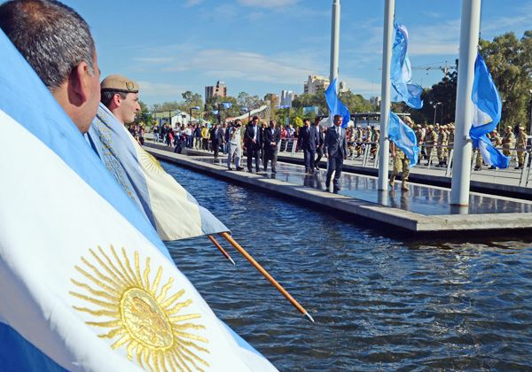 La ciudad volvió a homenajear a los  caídos en Malvinas