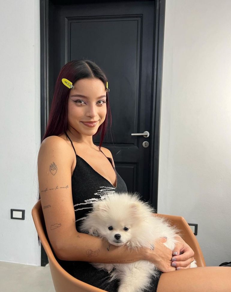 Roma, la mascota de Emilia Mernes Roma, la mascota de Emilia Mernes