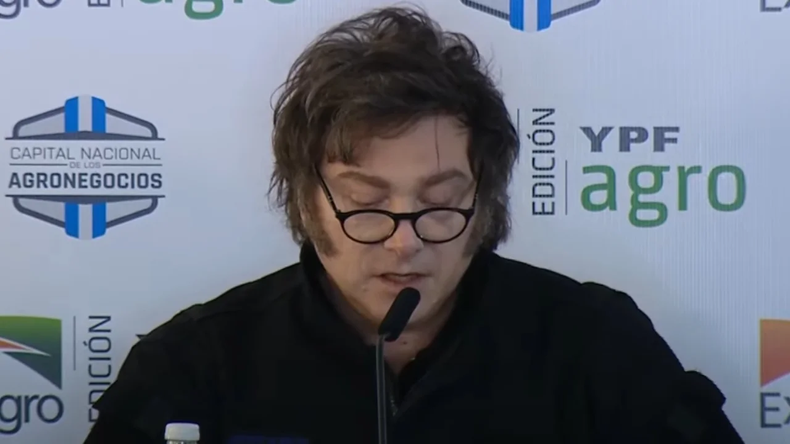 En vivo: Javier Milei habla en ExpoAgro antes de que se conozca la inflación