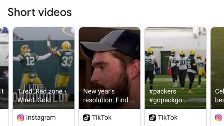 Google mostrará vídeos cortos de Instagram y TikTok en las búsquedas