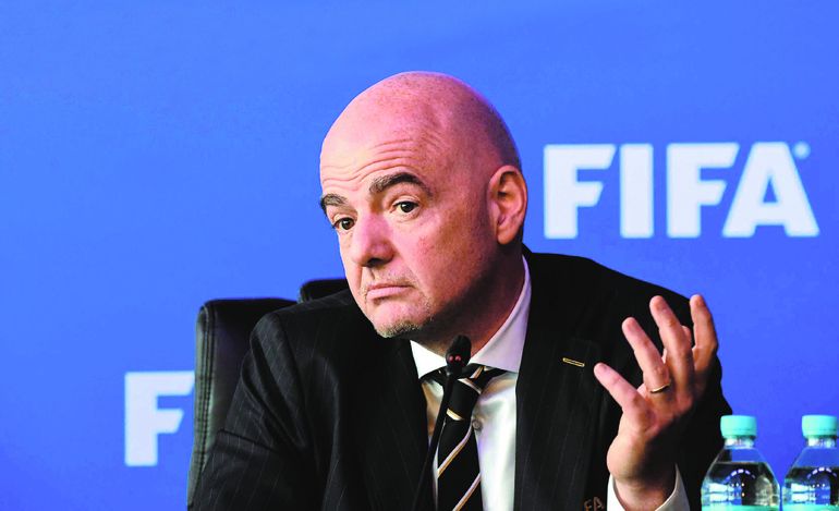 Infantino dijo que el precio de las entradas se disparó por la alta demanda. Infantino dijo que el precio de las entradas se disparó por la alta demanda.