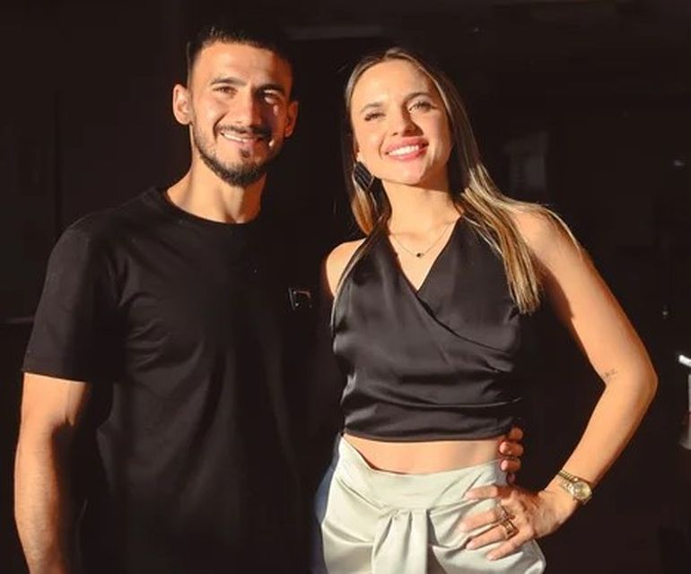 El ex Independiente Lucas Villafáñez y Corel Nacelenko. El ex Independiente Lucas Villafáñez y Corel Nacelenko.