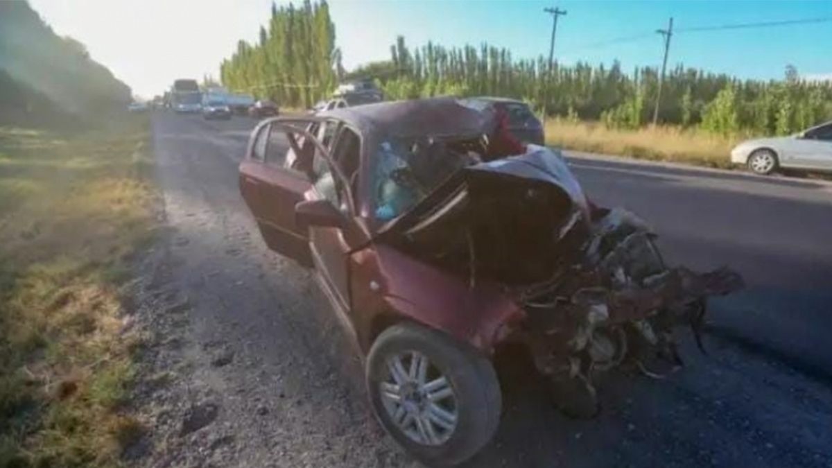 Un brasileño murió en un terrible accidente en la Ruta 22